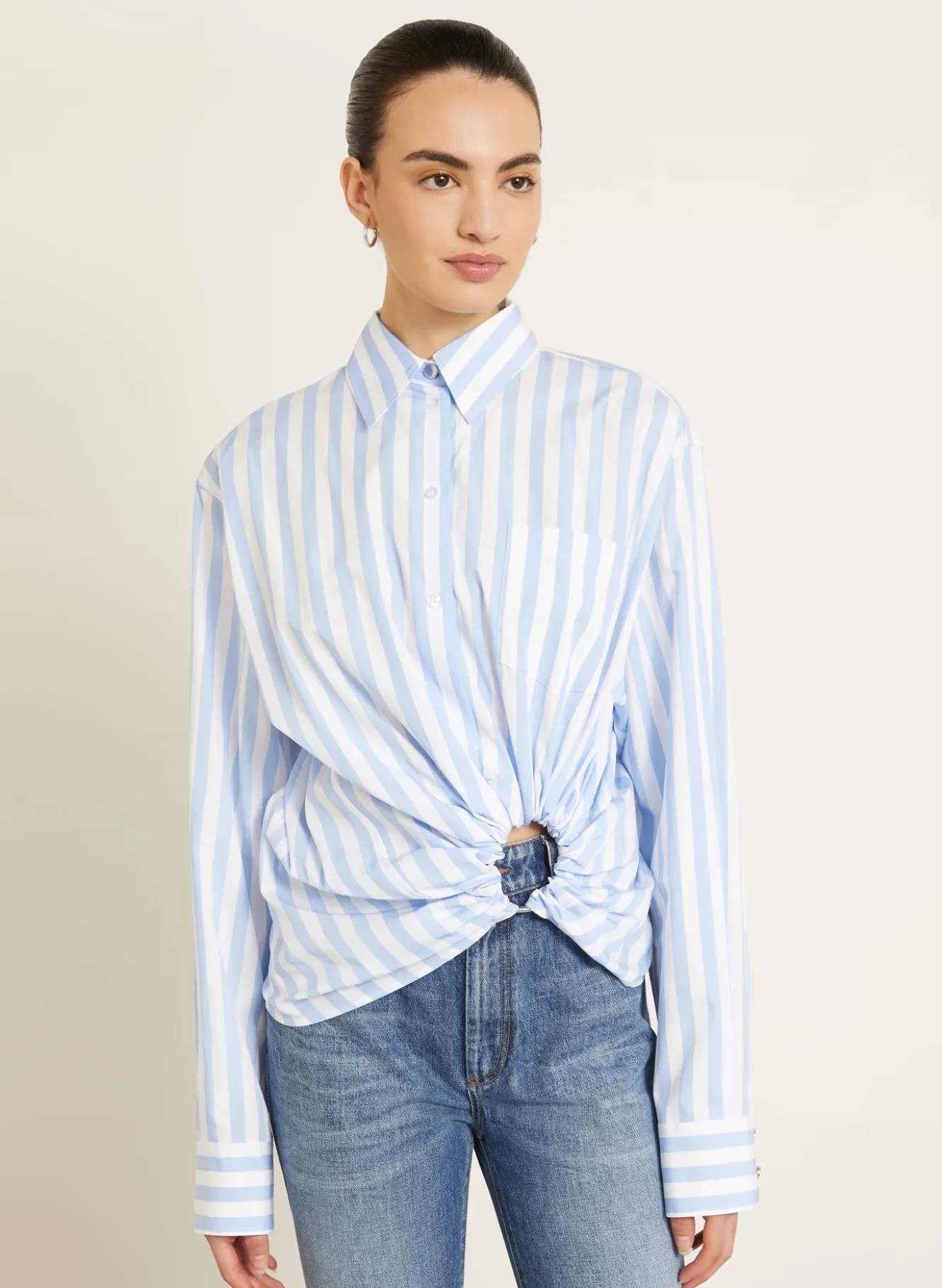 Hemdbluse PALMIZI mit Cut-out