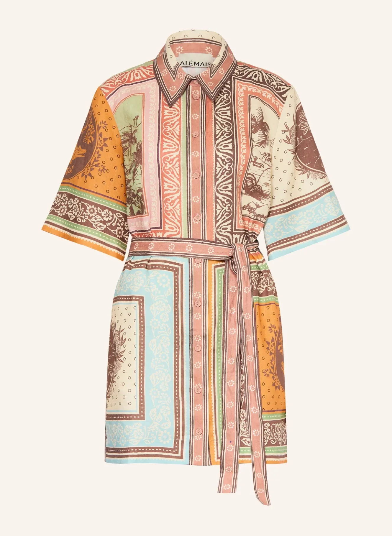 Hemdblusenkleid ALBERTA aus Leinen
