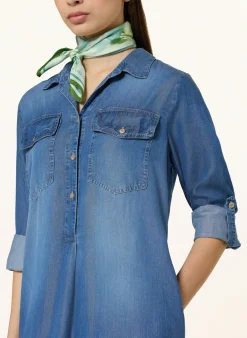 Hemdblusenkleid in Jeansoptik