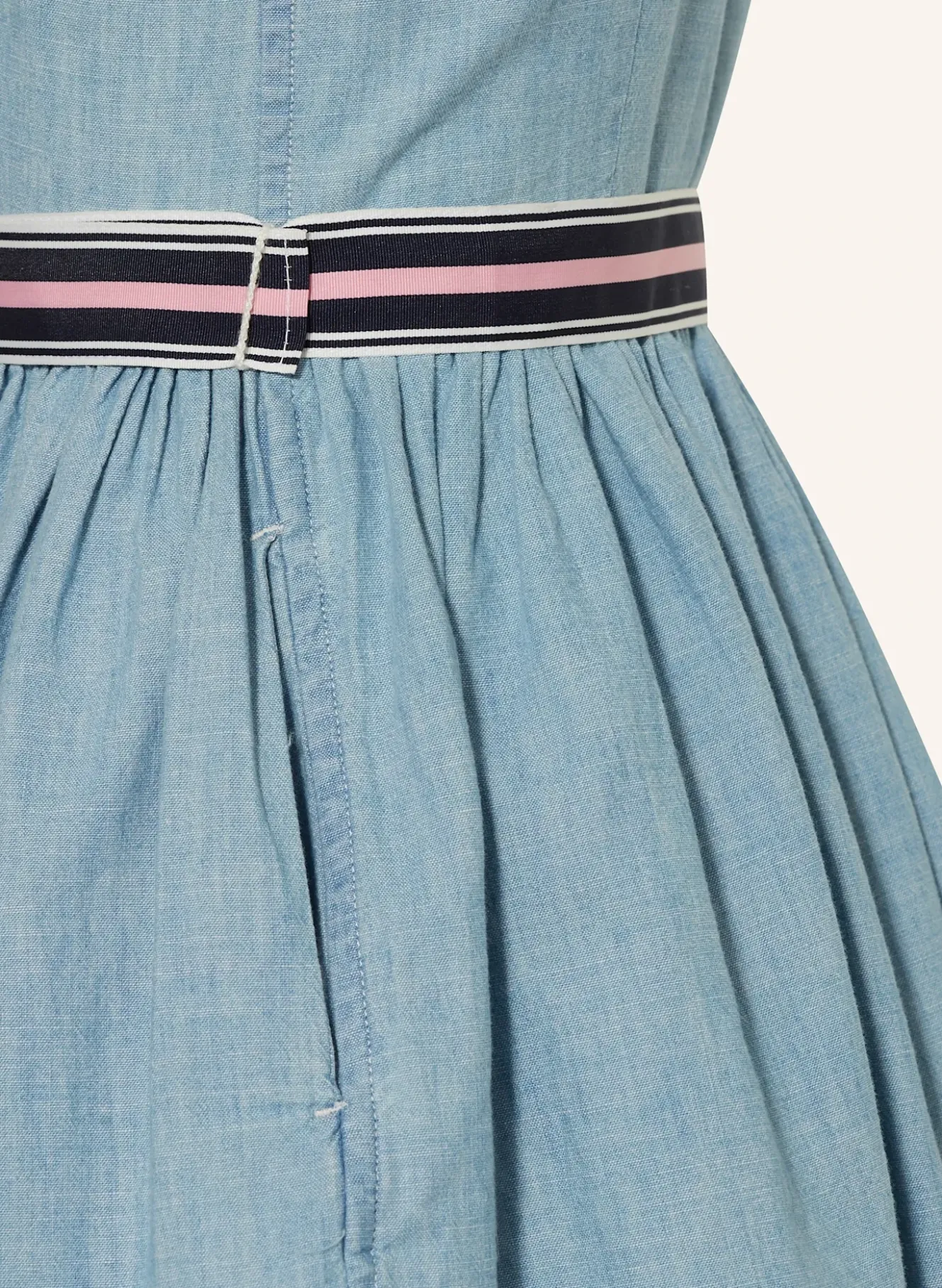 Hemdblusenkleid in Jeansoptik