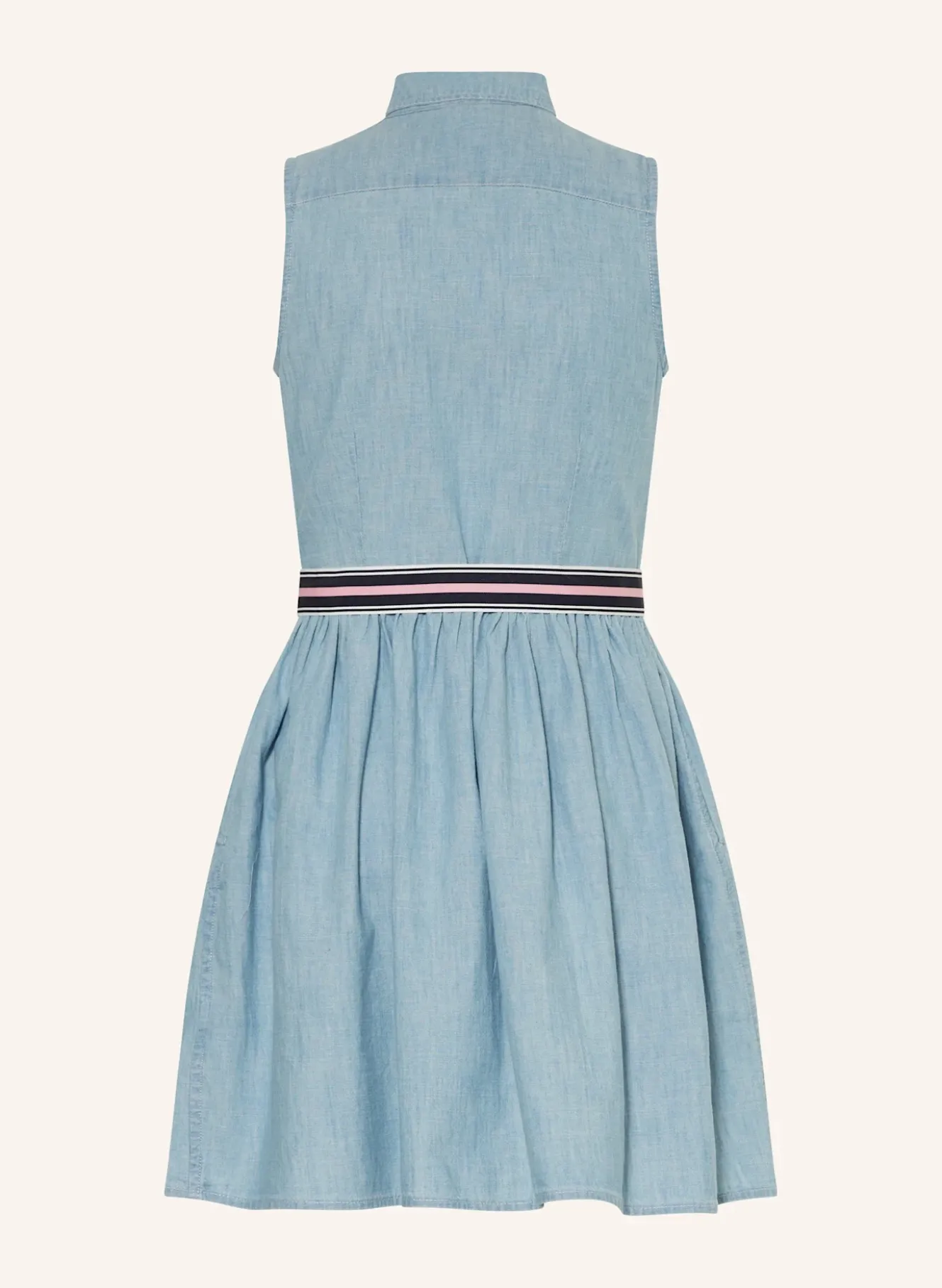 Hemdblusenkleid in Jeansoptik