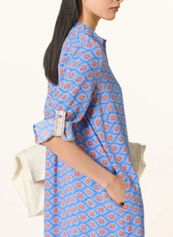 Hemdblusenkleid mit 3/4-Arm