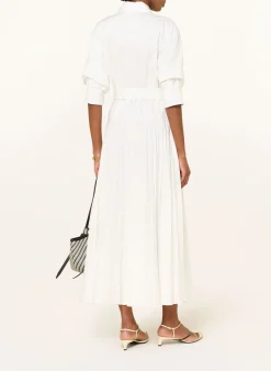 Hemdblusenkleid mit Plisses