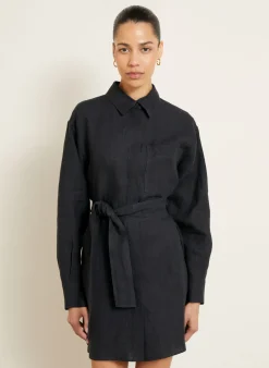 Hemdblusenkleid SAMOS aus Leinen