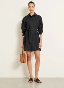 Hemdblusenkleid SAMOS aus Leinen