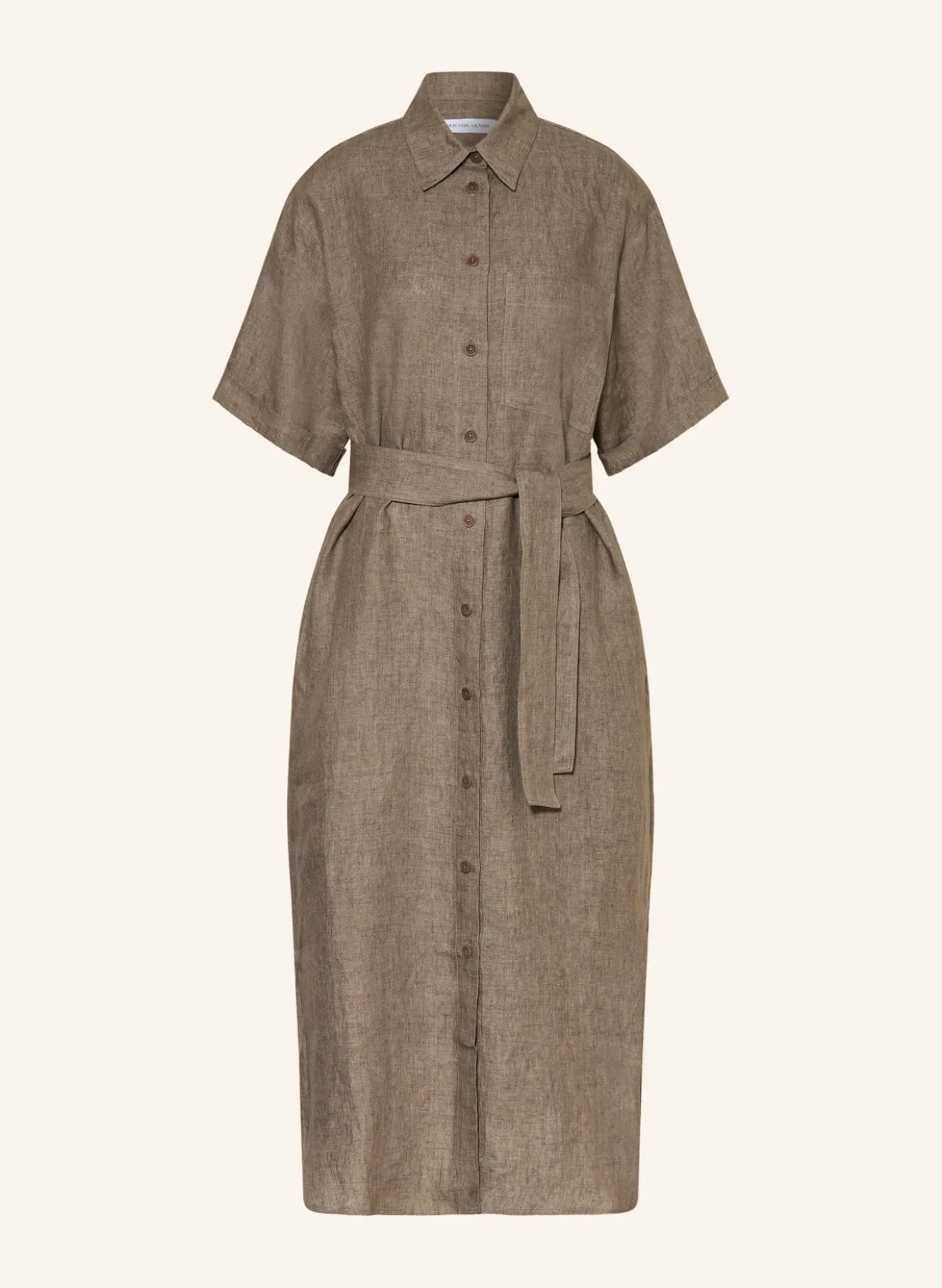 Hemdblusenkleid SANTALUZ aus Leinen