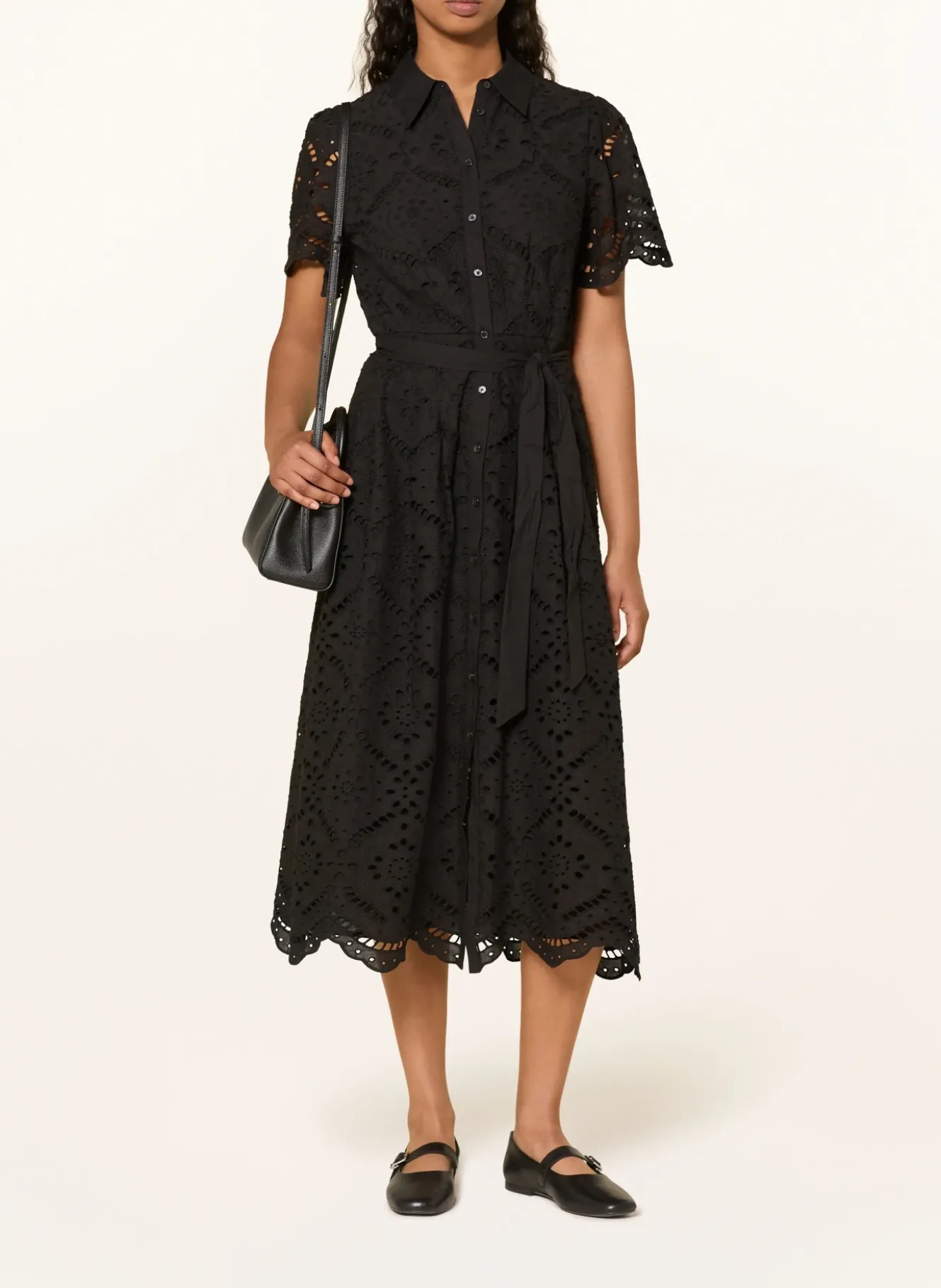 Hemdblusenkleid WILLA aus Lochspitze