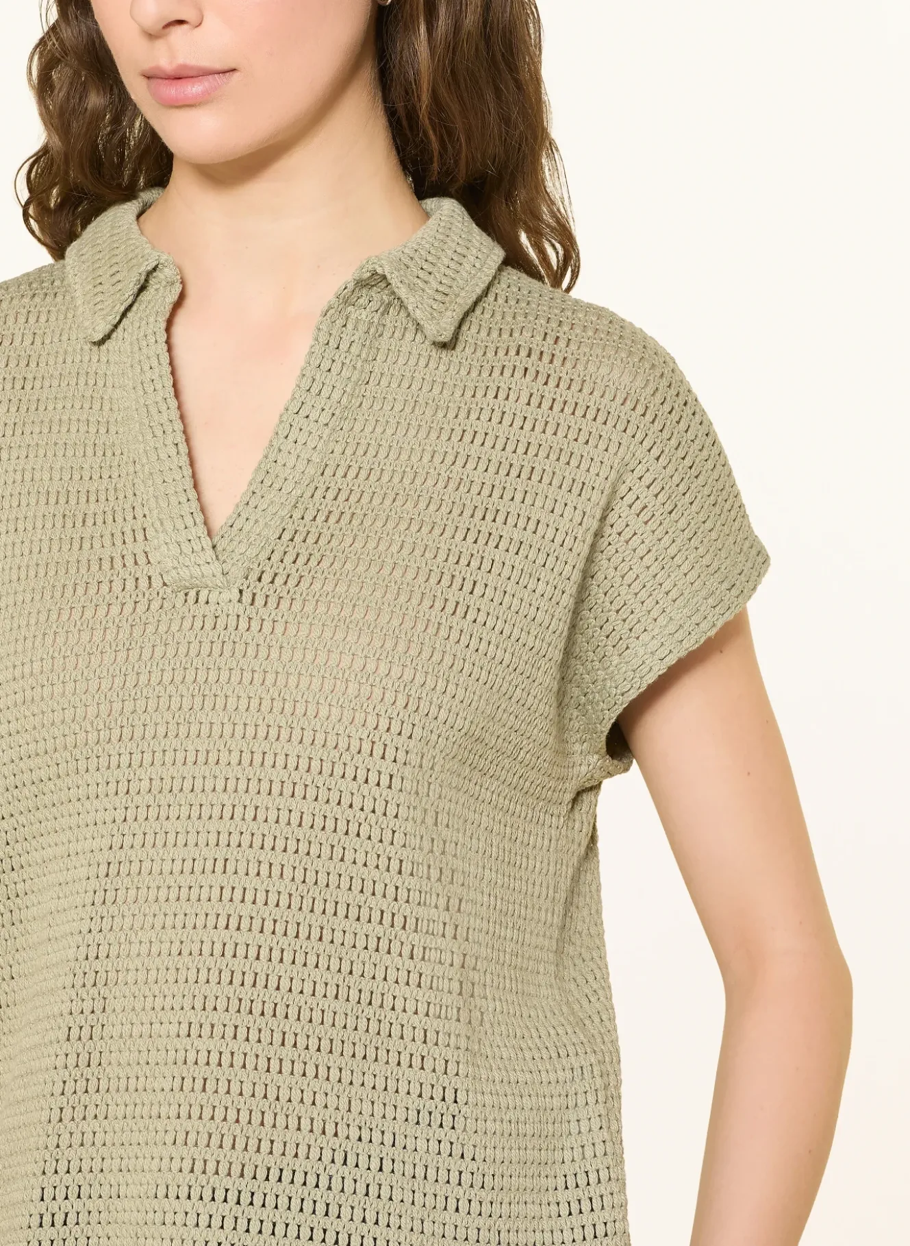 Häkel-Poloshirt SOMONA
