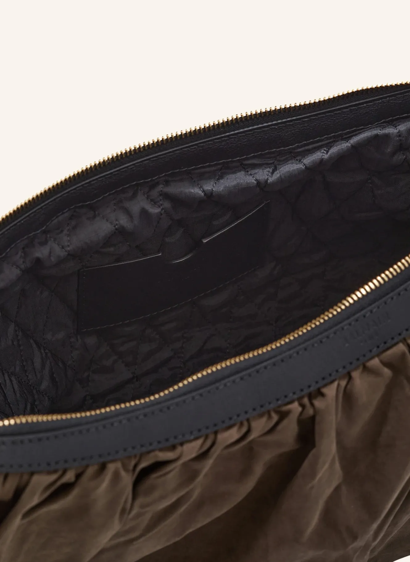 Hobo Bag Ébène aus Nylon