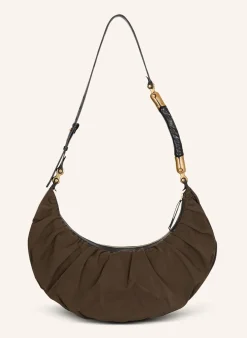 Hobo Bag Ébène aus Nylon