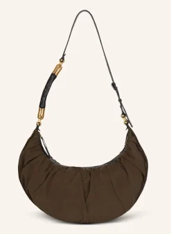Hobo Bag Ébène aus Nylon