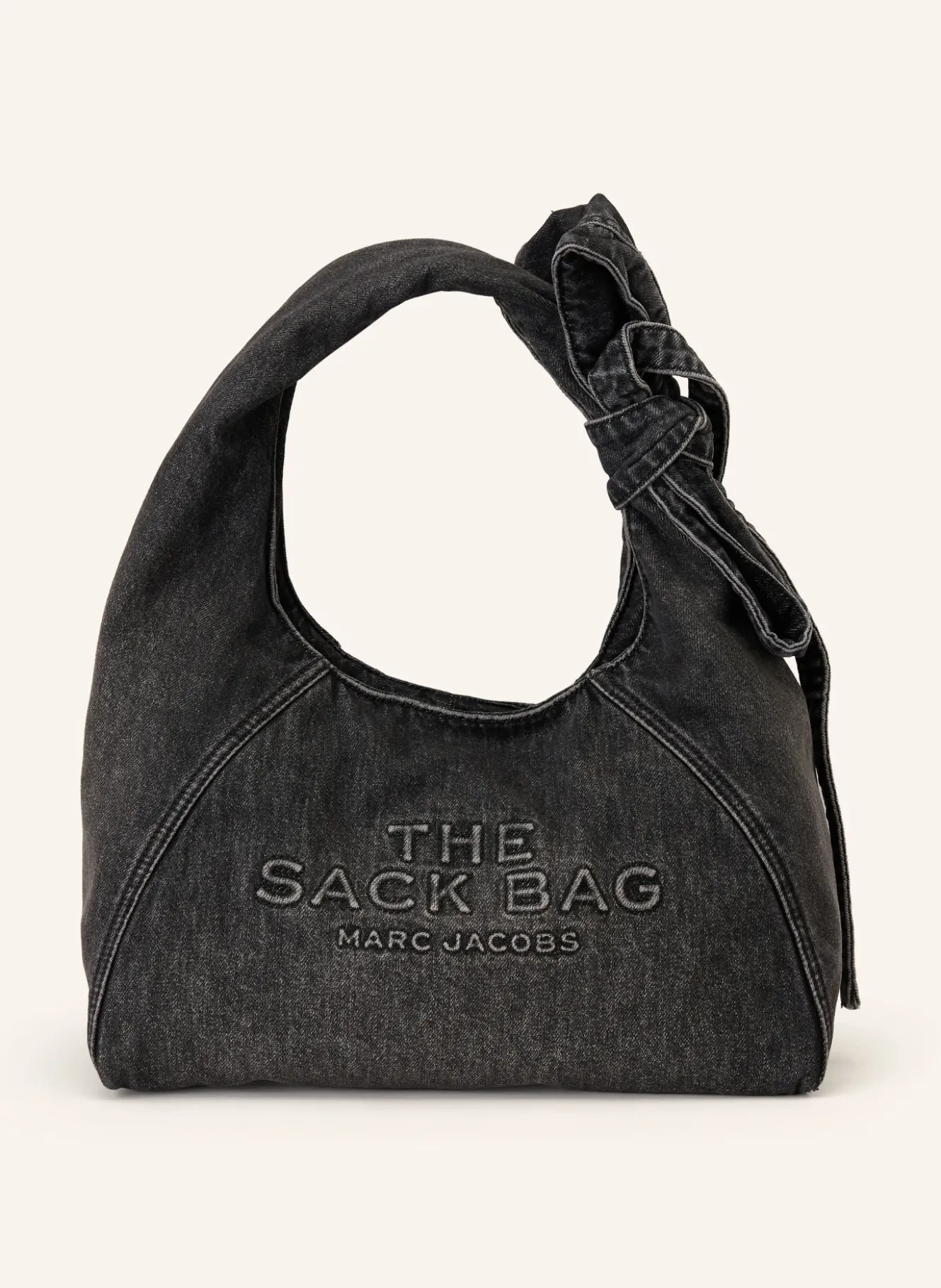Hobo Bag THE BOW DENIM SACK BAG