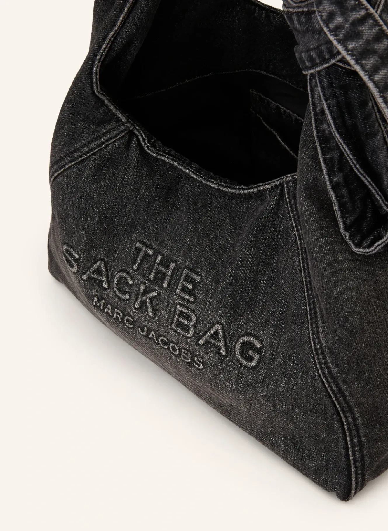 Hobo Bag THE BOW DENIM SACK BAG