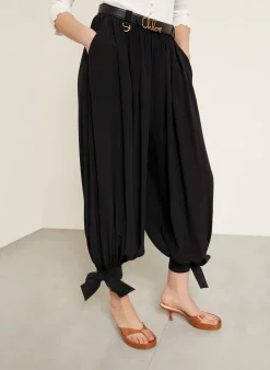 7/8-Hose aus Seide