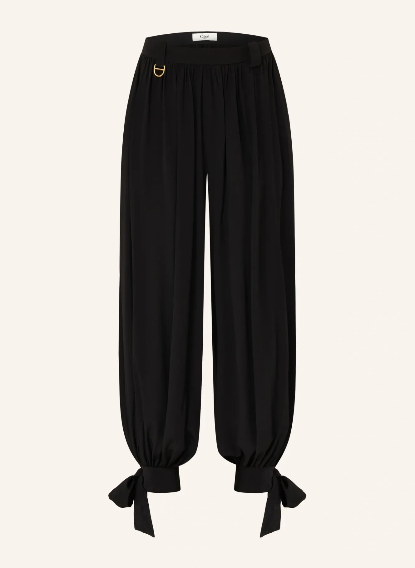 7/8-Hose aus Seide