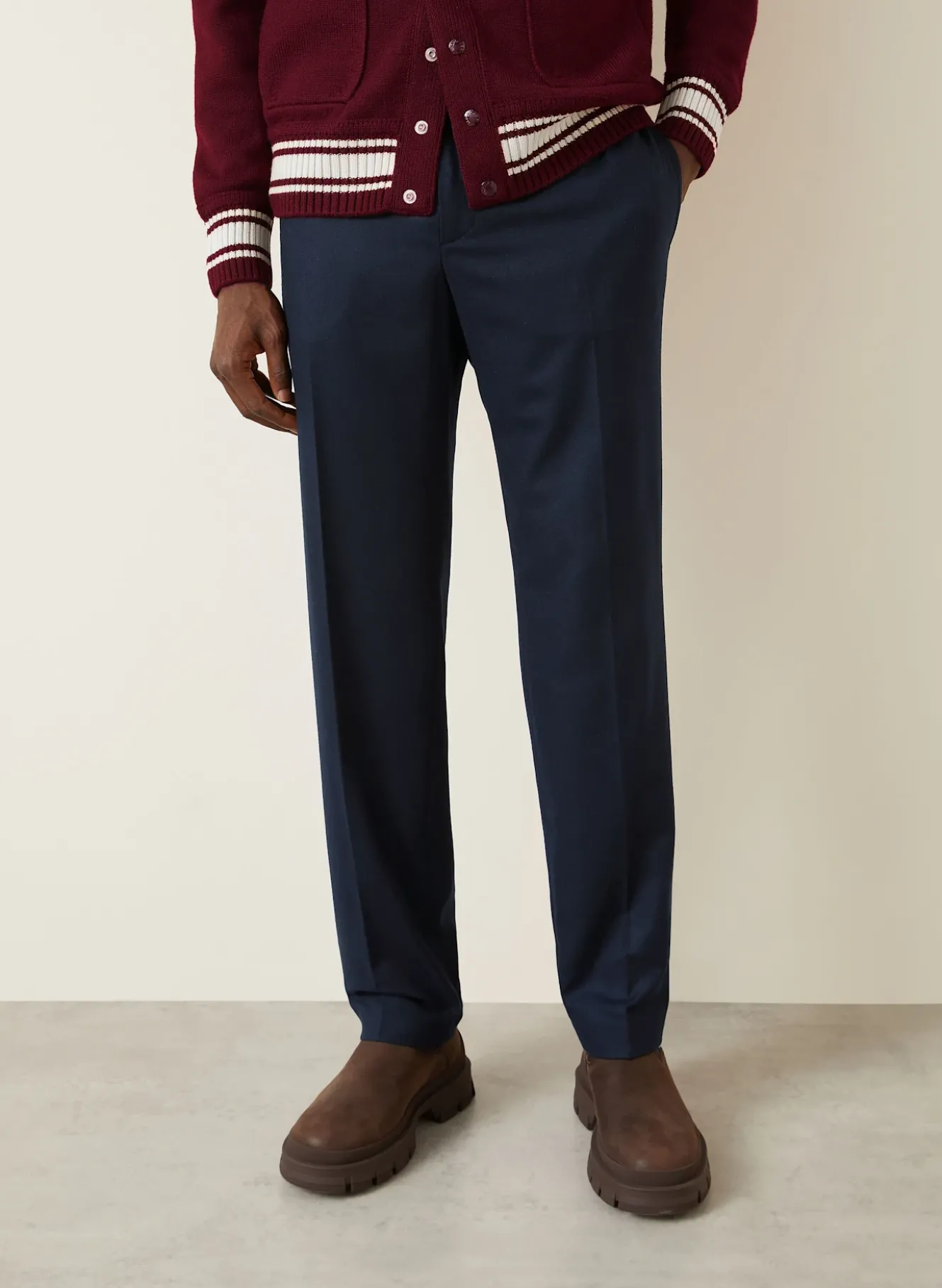Hose im Jogging-Stil Slim Fit mit Cashmere