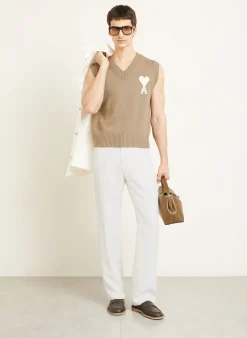 Hose Regular Fit mit Leinen
