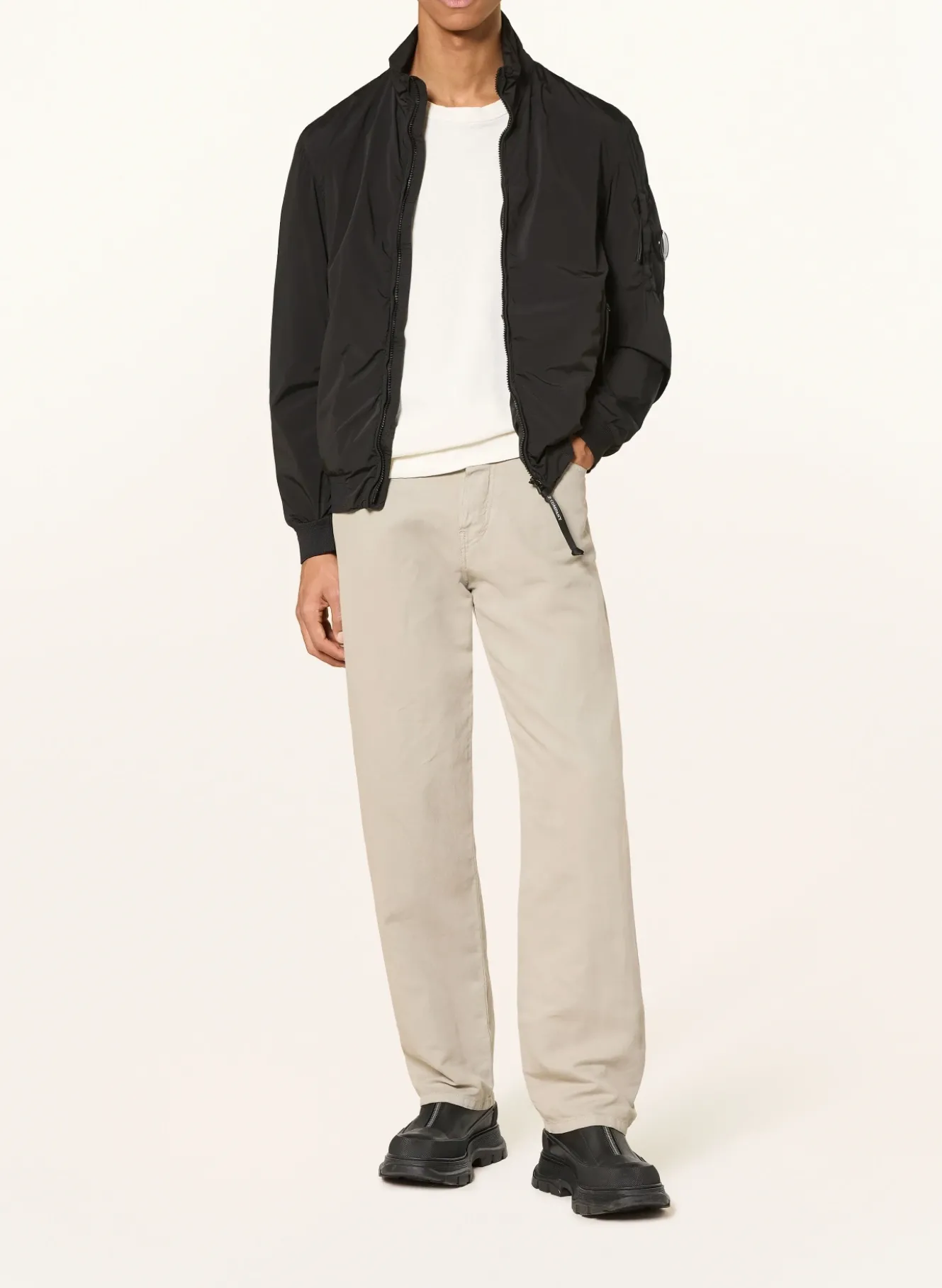 Hose Regular Fit mit Leinen