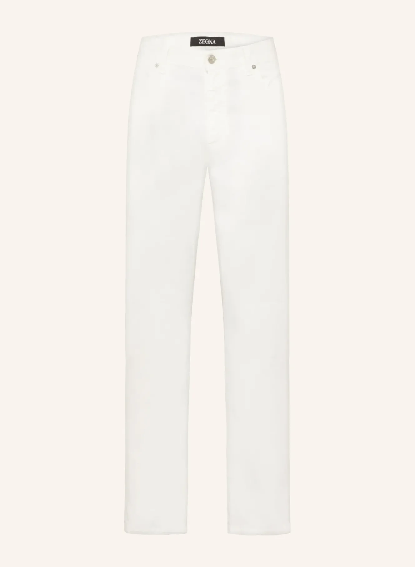 Hose Slim Fit mit Leinen