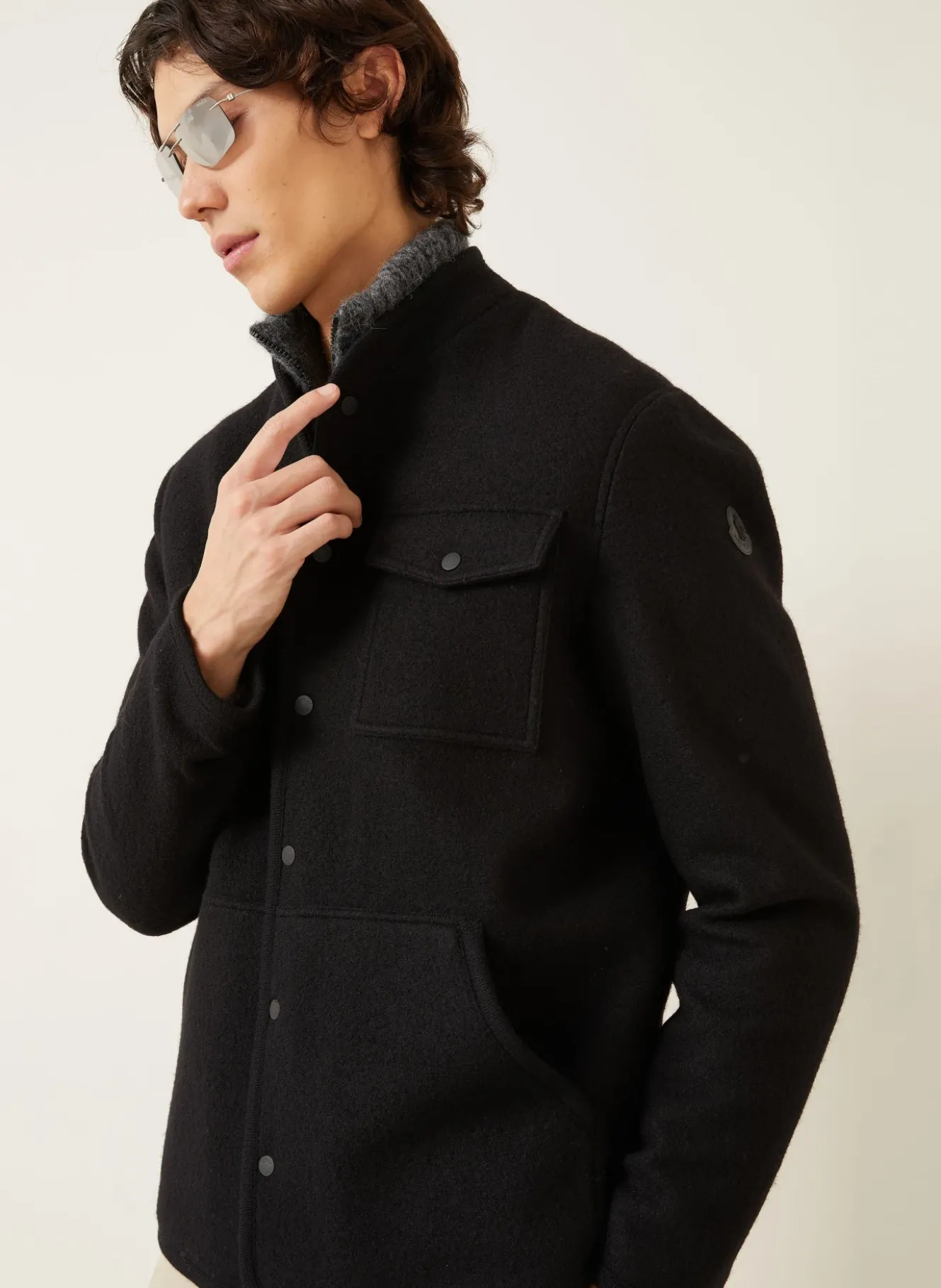 Jacke aus Wolle