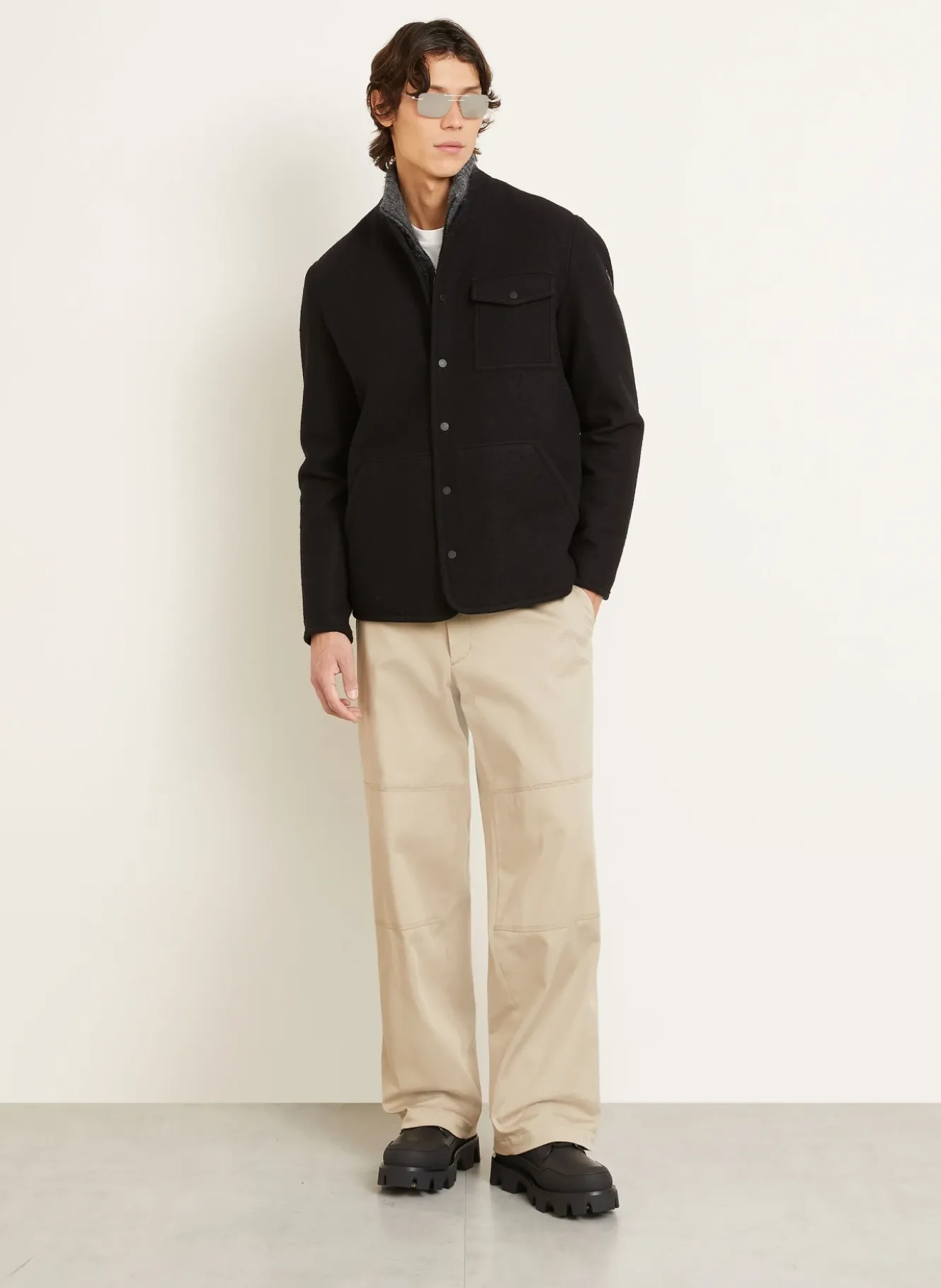 Jacke aus Wolle