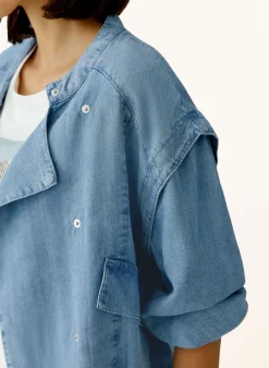 Jacke in Jeansoptik