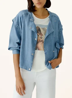 Jacke in Jeansoptik