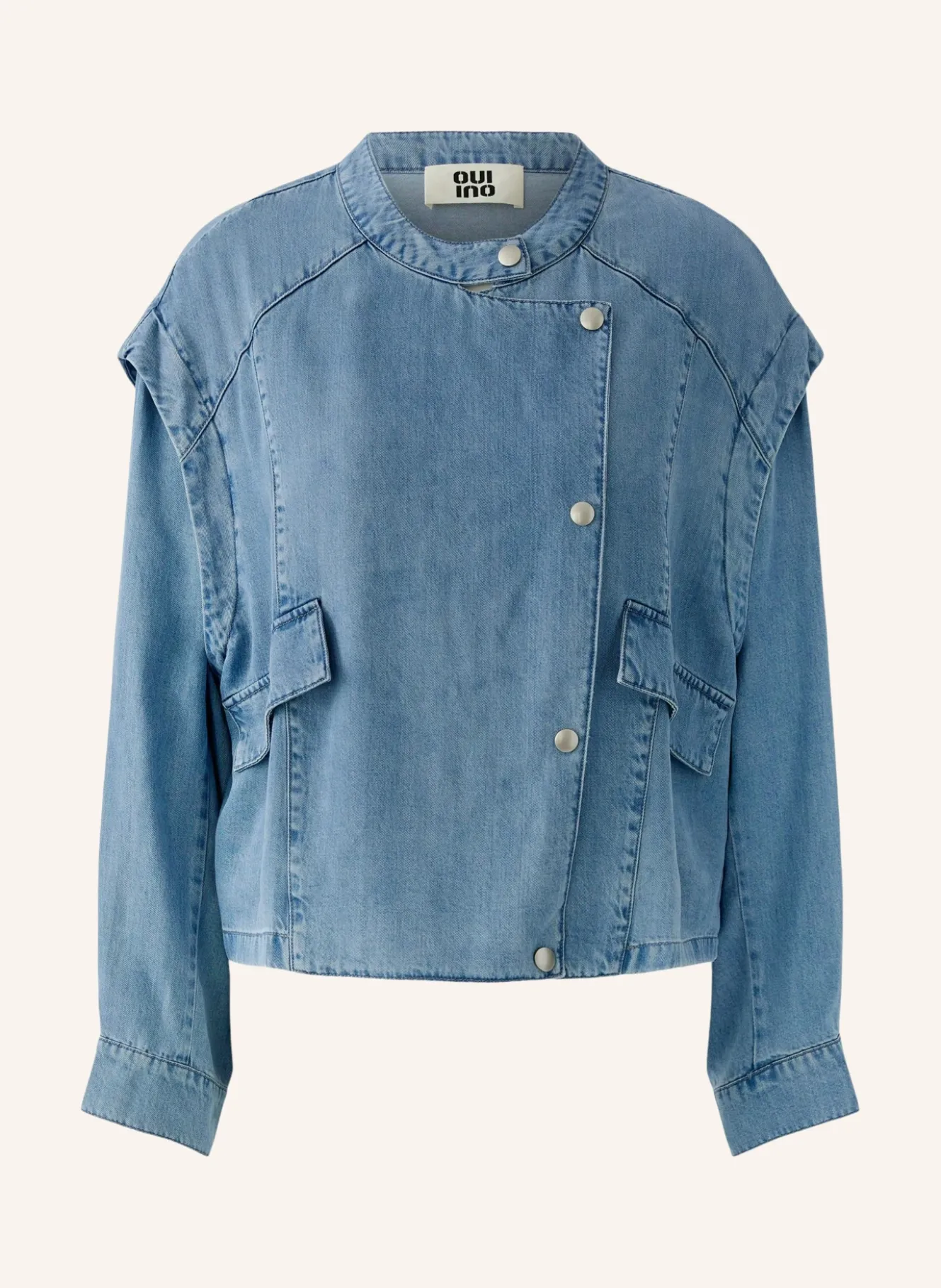 Jacke in Jeansoptik