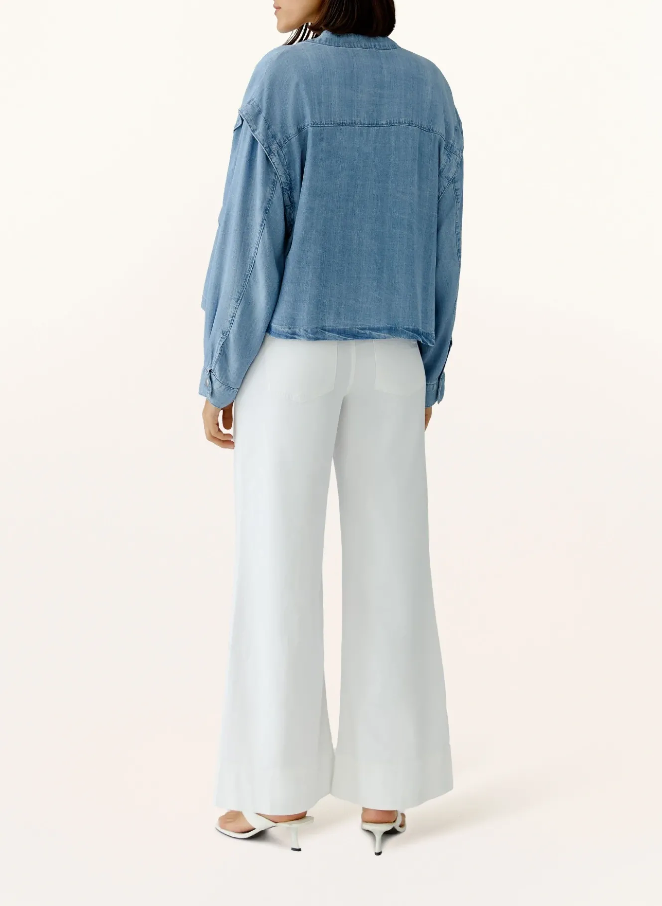 Jacke in Jeansoptik