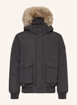 Jacke mit abnehmbarer Kapuze