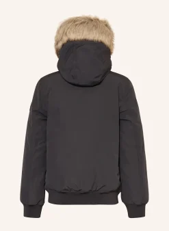 Jacke mit abnehmbarer Kapuze
