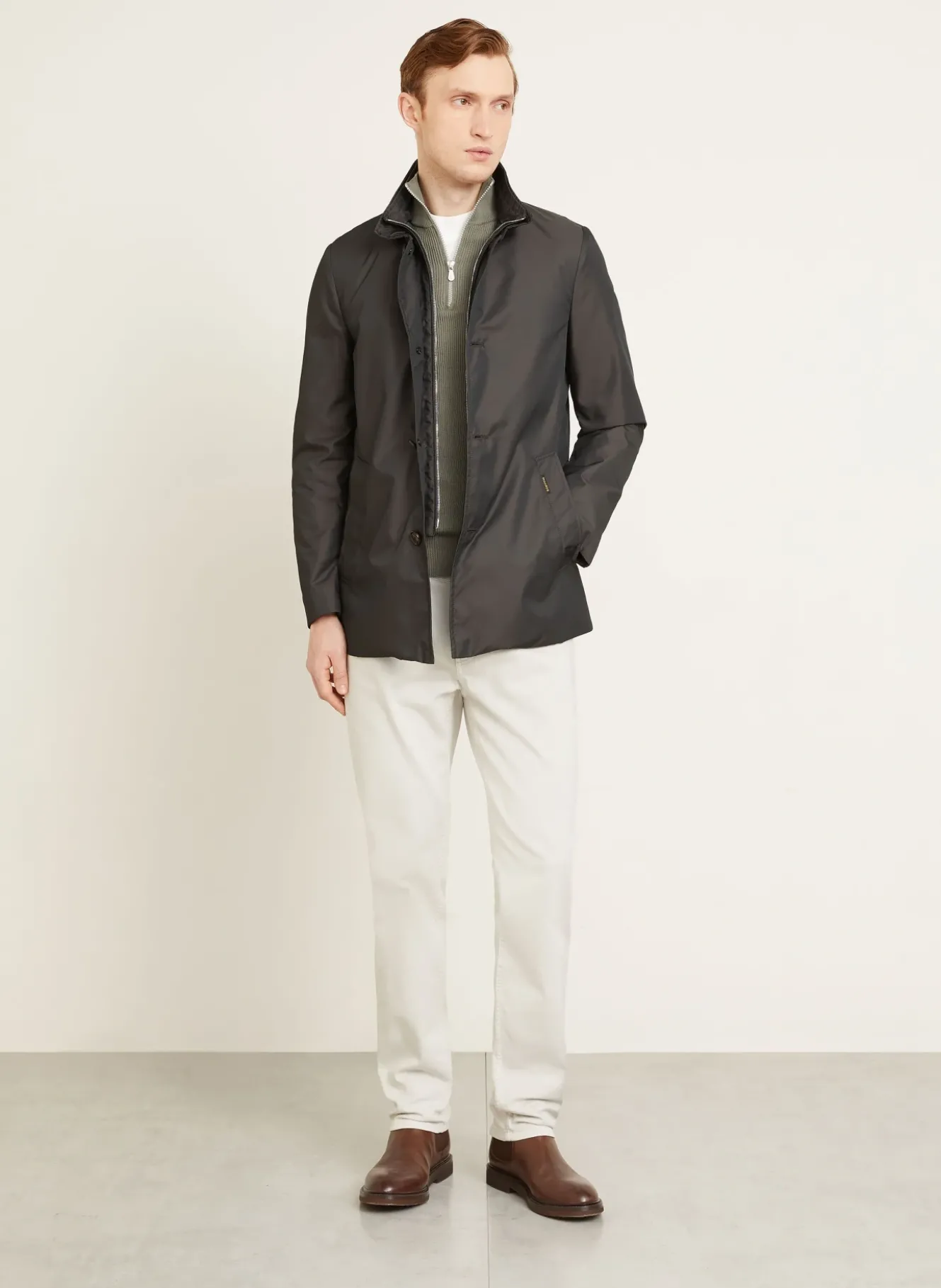 Jacke mit Blende