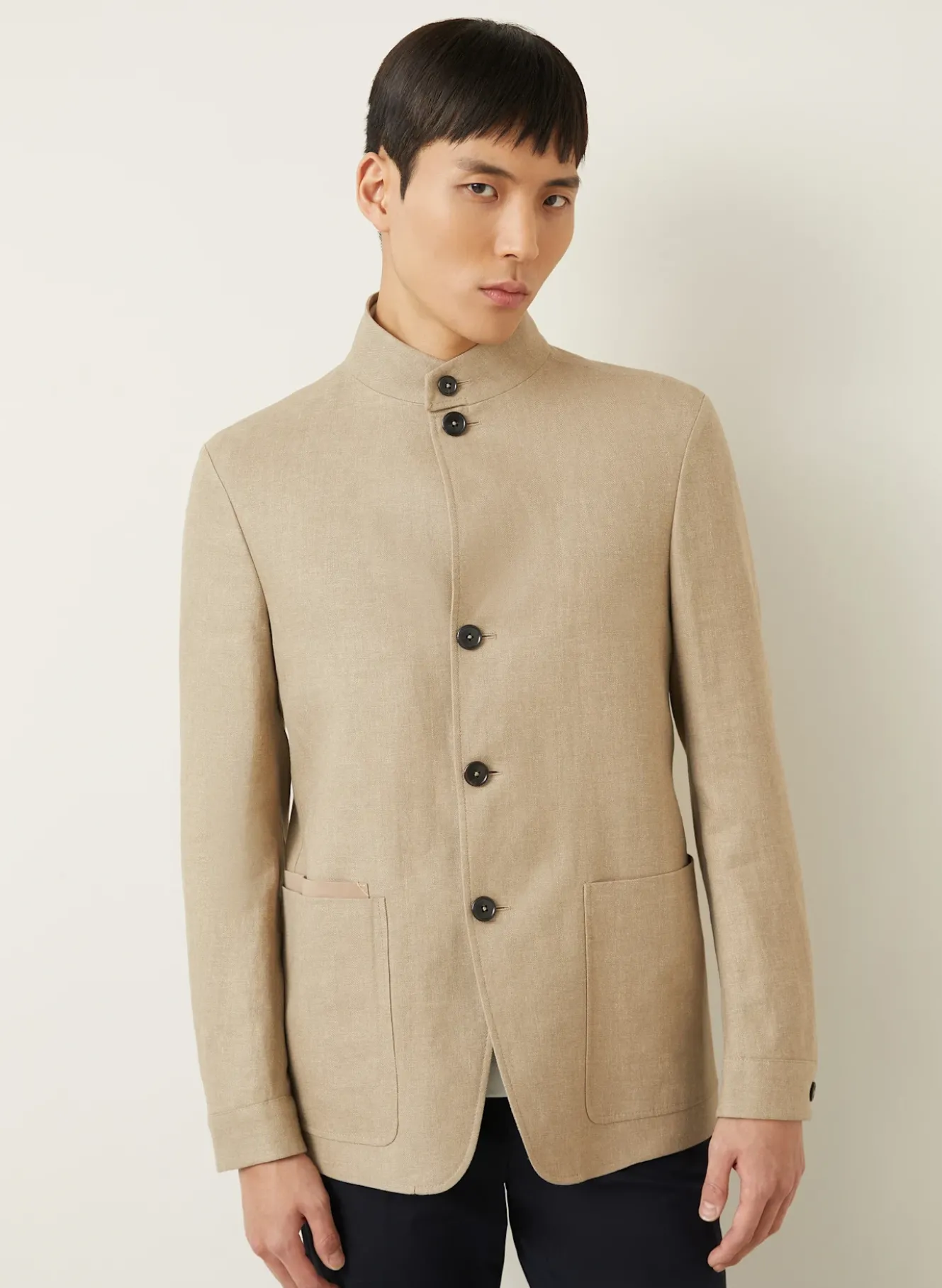 Jacke mit Leinen