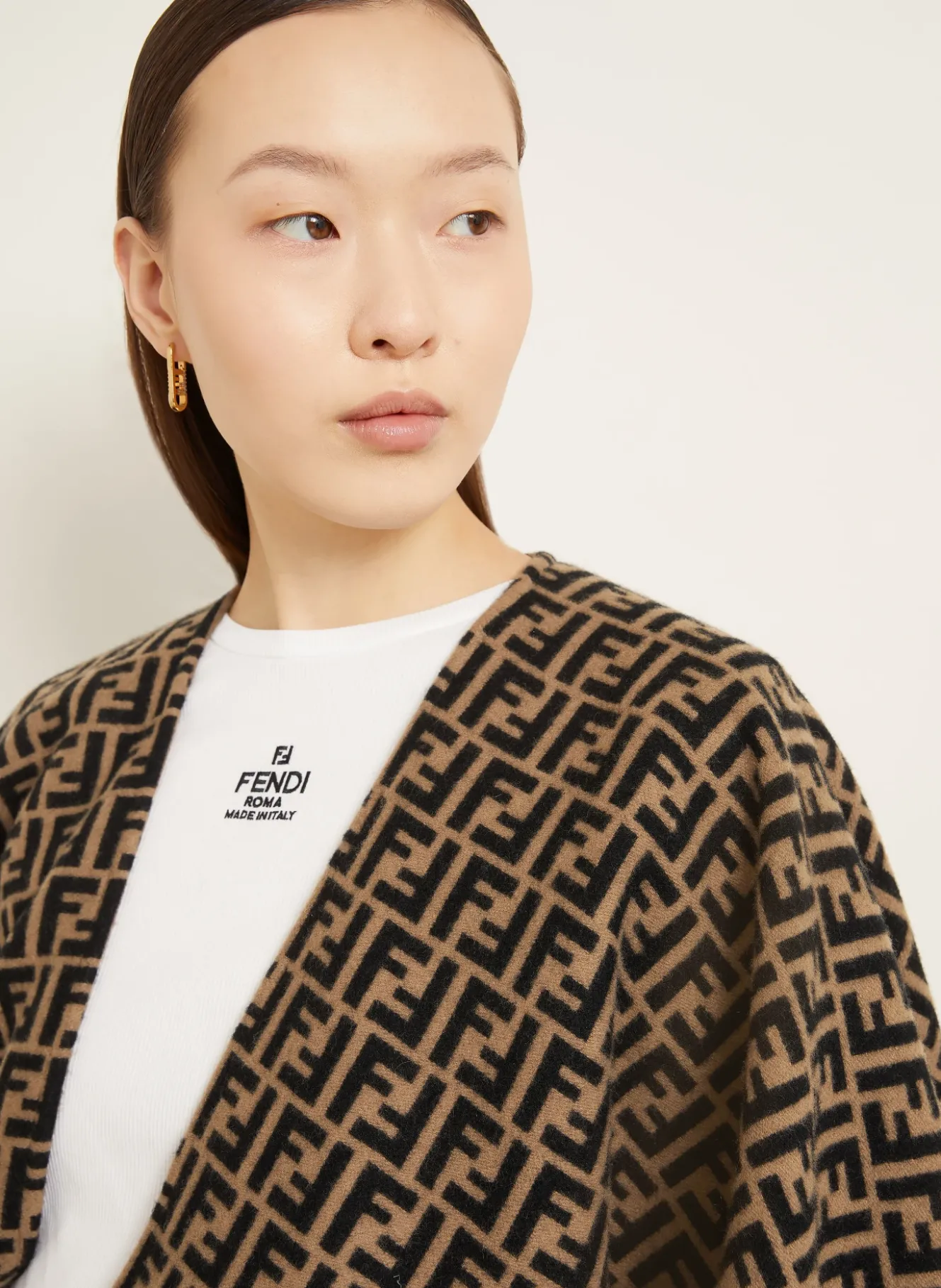 Jacquard-Cape