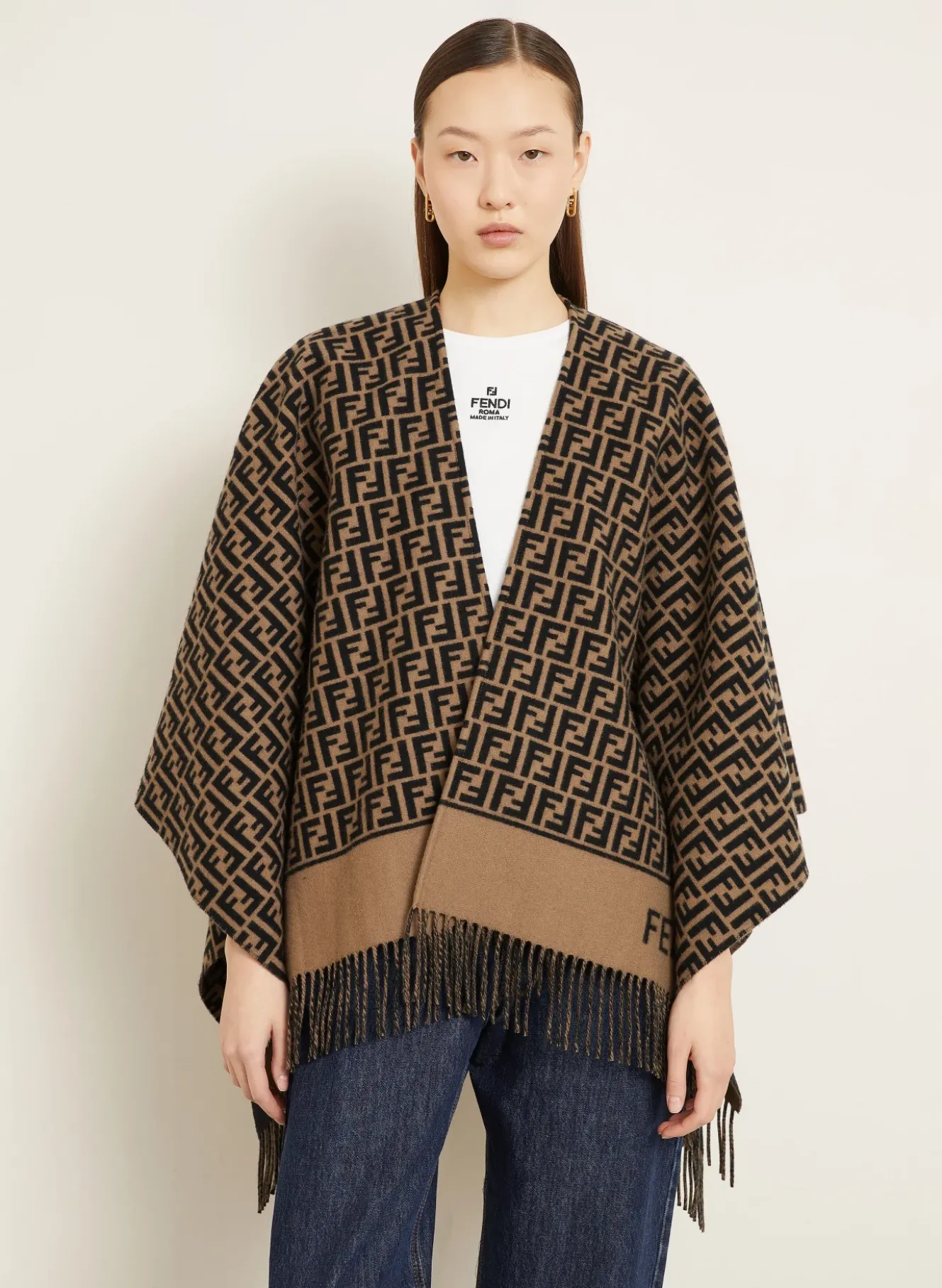 Jacquard-Cape