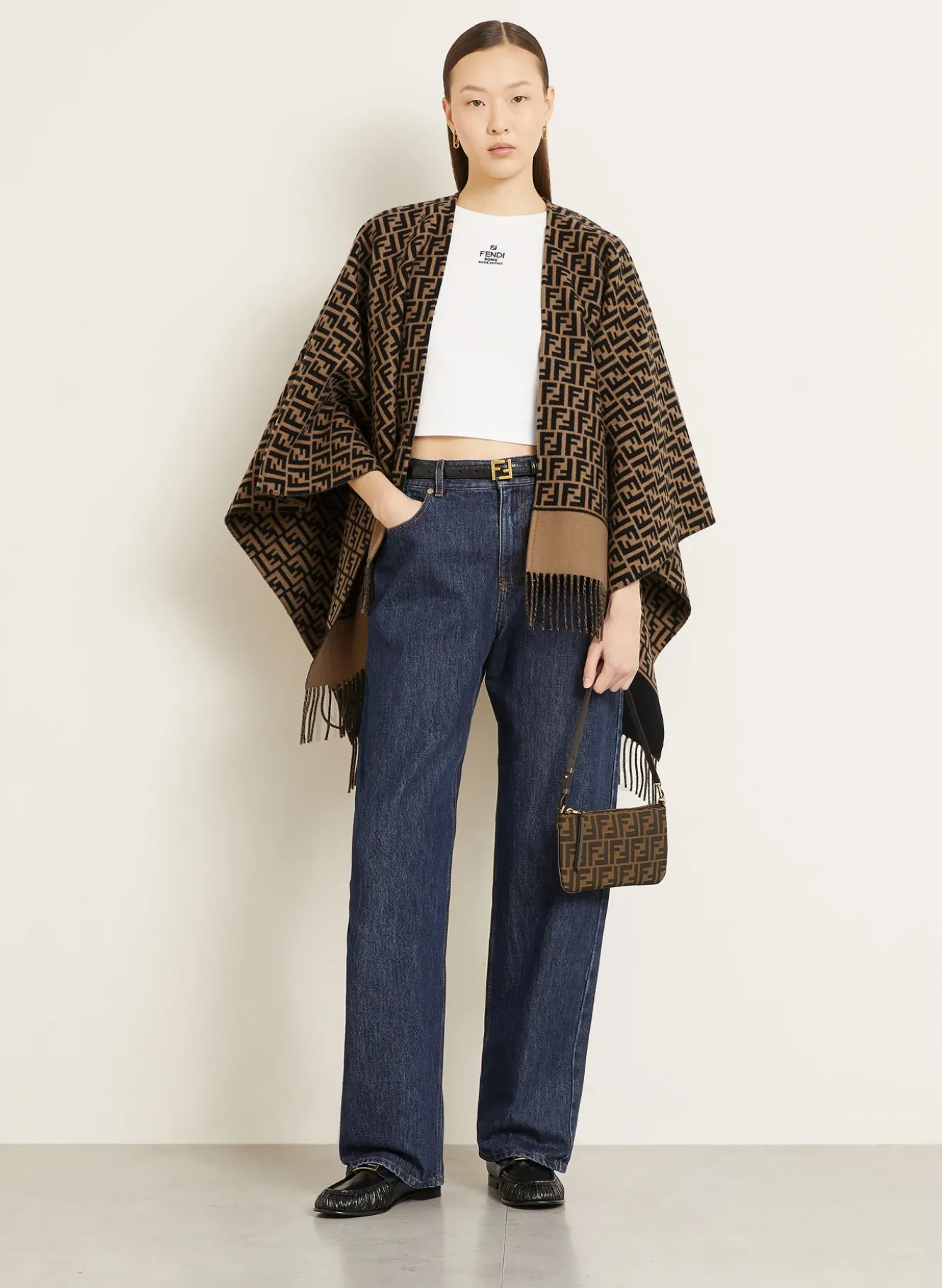 Jacquard-Cape