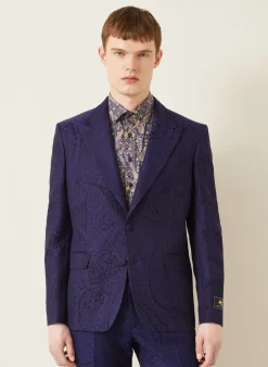 Jacquard-Sakko Regular Fit
