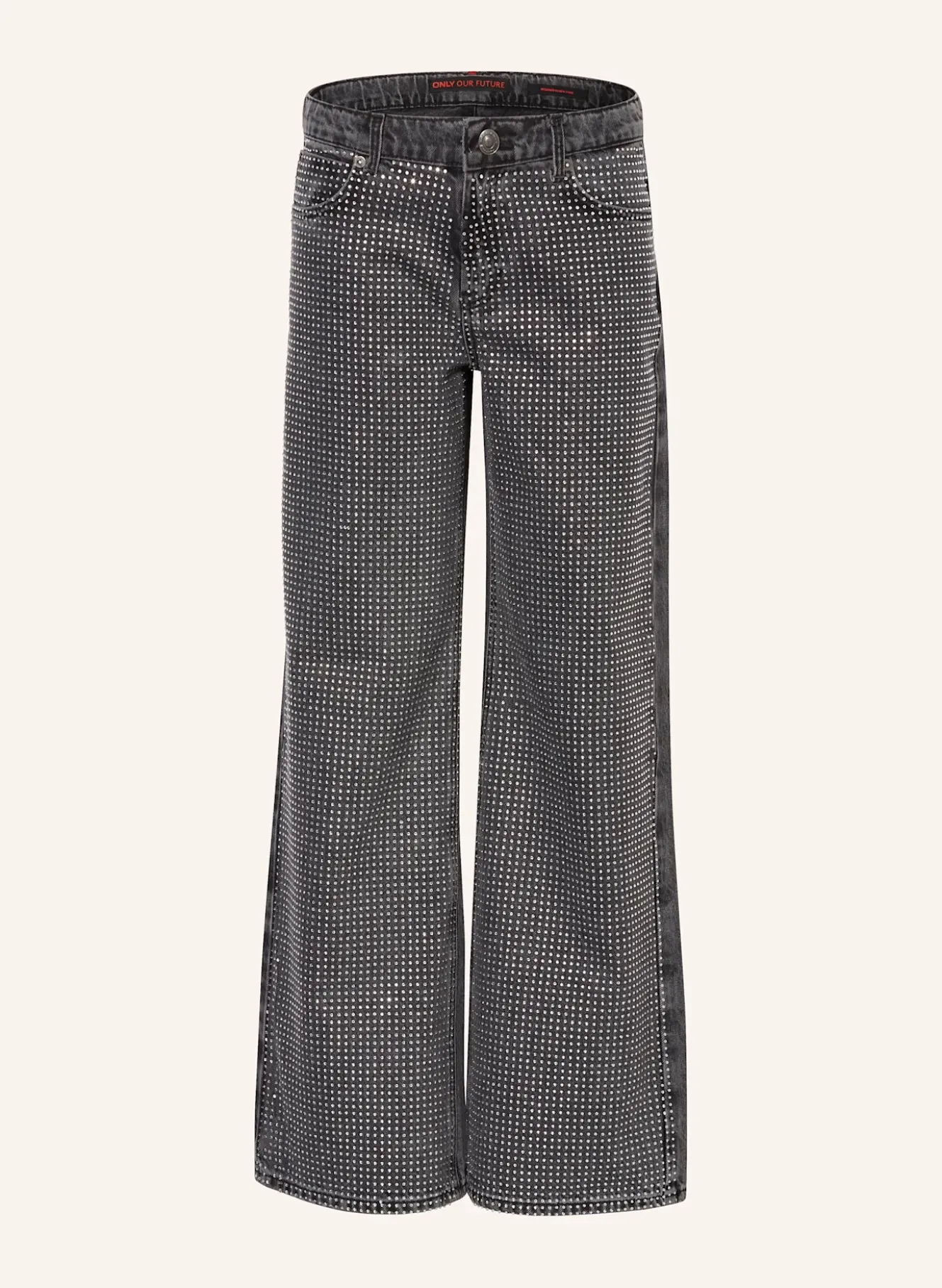 Jeans mit Schmucksteinen