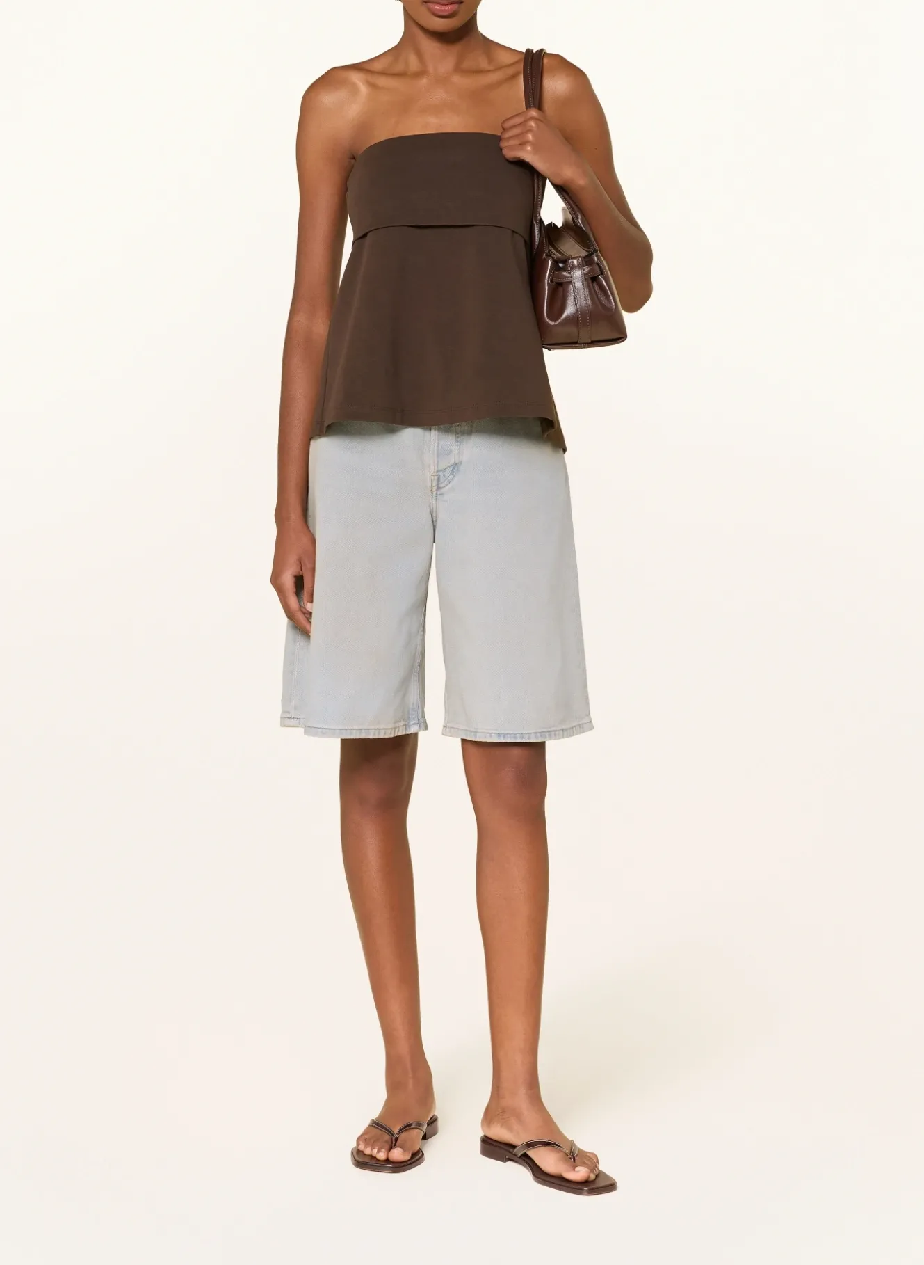 Jeans-Bermudas