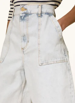 Jeans-Bermudas