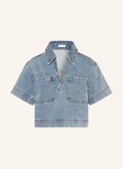 Jeansbluse