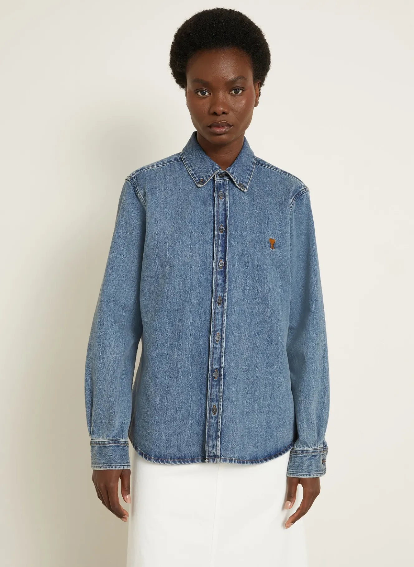Jeansbluse