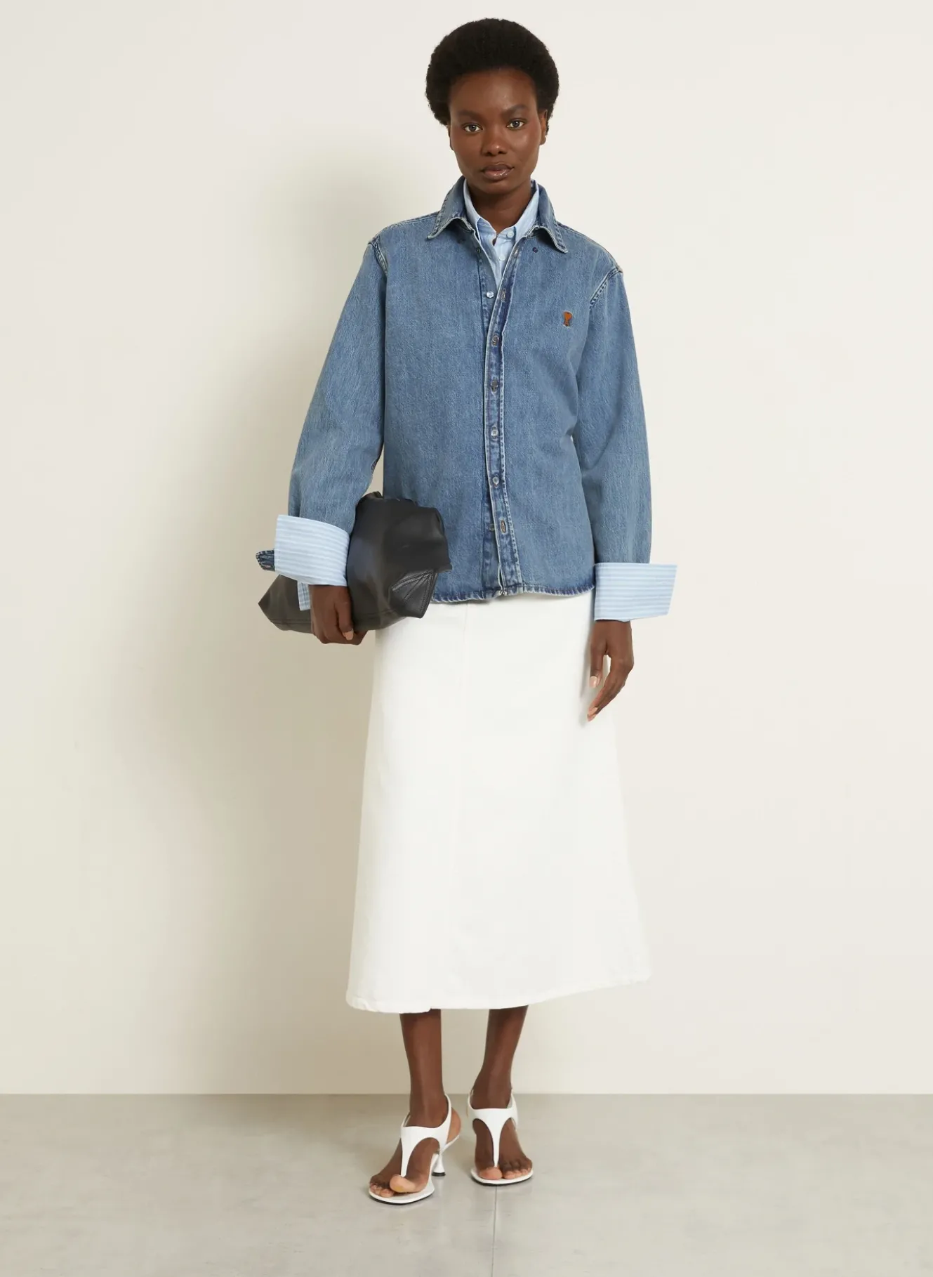 Jeansbluse