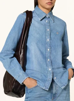 Jeansbluse