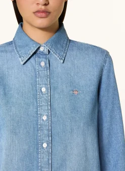 Jeansbluse