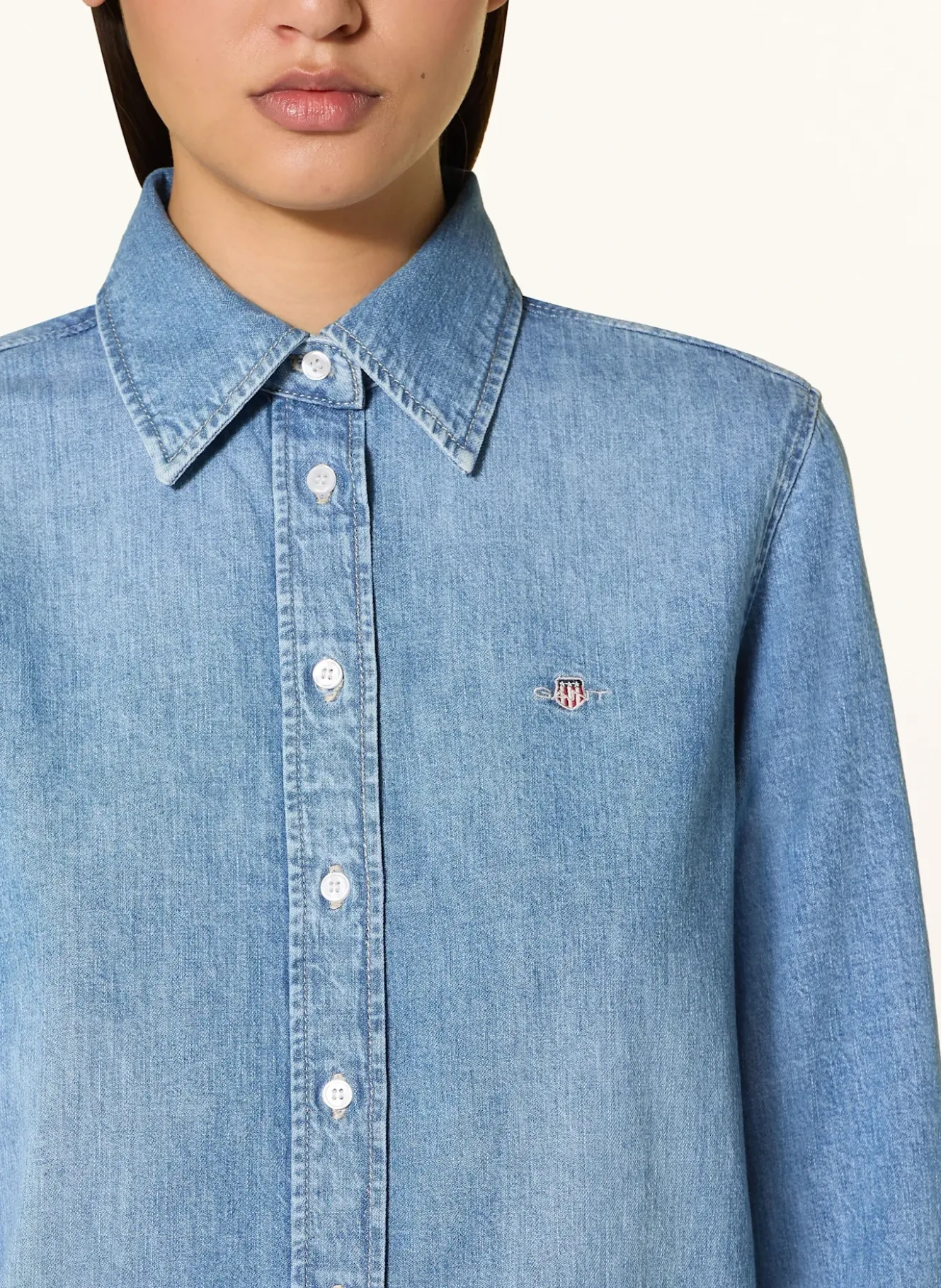 Jeansbluse