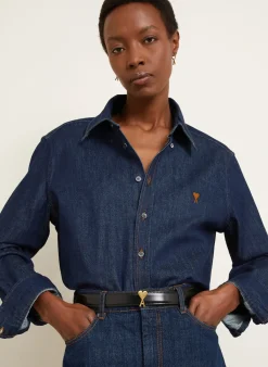 Jeansbluse