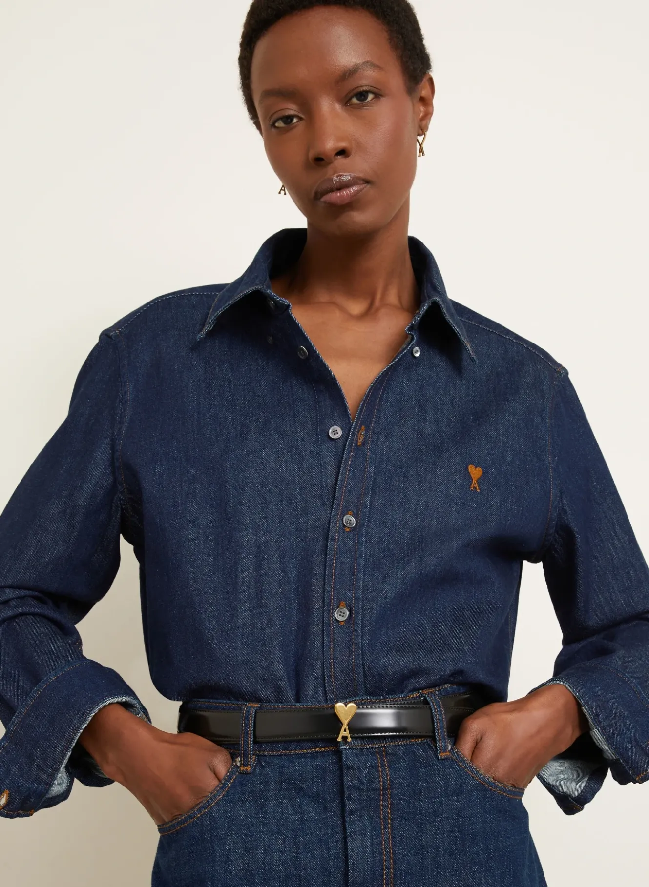 Jeansbluse