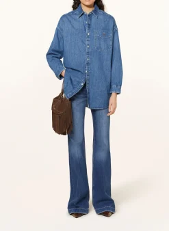 Jeansbluse