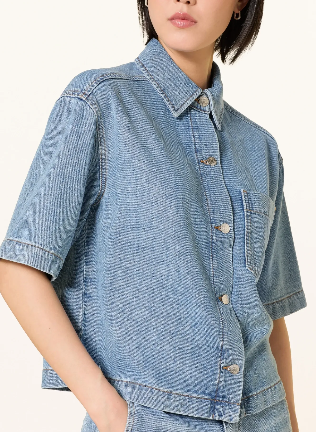 Jeansbluse